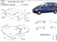 Предпазна кора за двигател, скоростна кутия, радиатор и предна броня Mercedes Vaneo W414 3