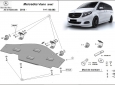 Предпазна кора за система Stop&Go Mercedes Viano W447, 4x2, 1.6 D 3