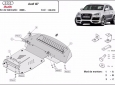 Предпазна кора за двигател и предна броня Audi Q7 S-Line 2