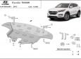 Предпазна кора за двигател, скоростна кутия, радиатор и предна броня Hyundai Tucson 3