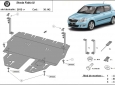 Предпазна кора за двигател, скоростна кутия, радиатор и предна броня Skoda Fabia 3