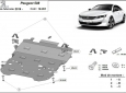 Предпазна кора за двигател, скоростна кутия и радиатор Peugeot 508 3