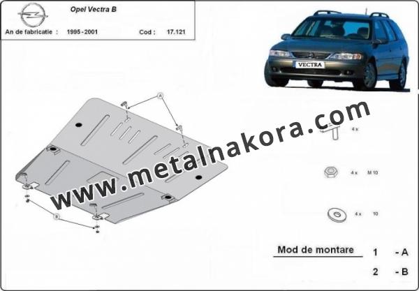 Предпазна кора за двигател, скоростна кутия и радиатор Opel Vectra B 3