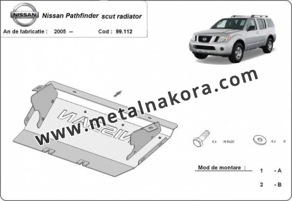 Предпазна кора за радиатор Nissan Pathfinder 1