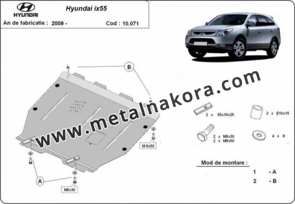 Предпазна кора за двигател и скоростна кутия Hyundai ix55 3