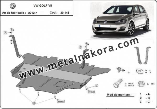 Предпазна кора за двигател и скоростна кутия Vw Golf VII - ръчна скоростна кутия 3