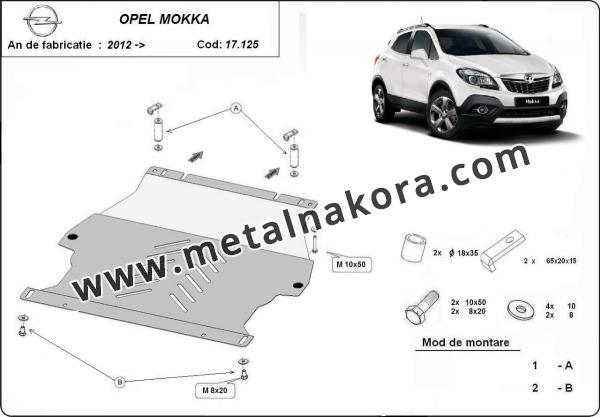 Предпазна кора за двигател и скоростна кутия Opel Mokka 3