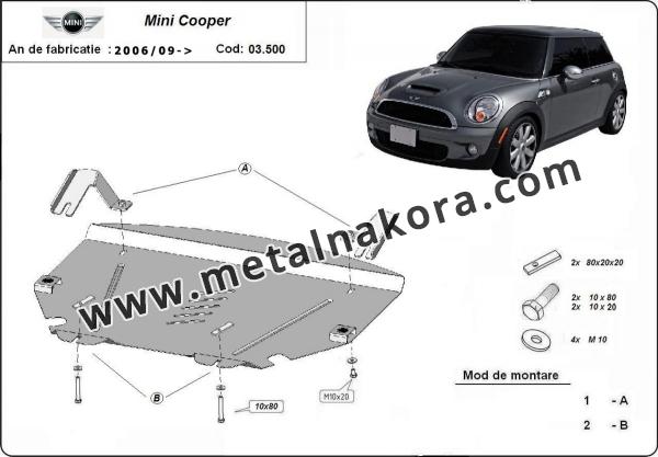 Предпазна кора за двигател и скоростна кутия Mini Cooper 3