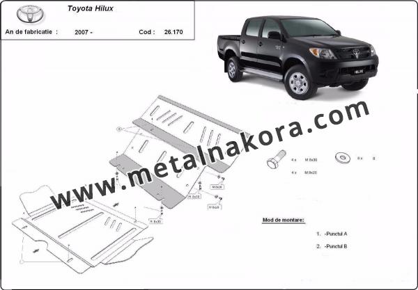 Предпазна кора за двигател и радиатор Toyota Hilux 3