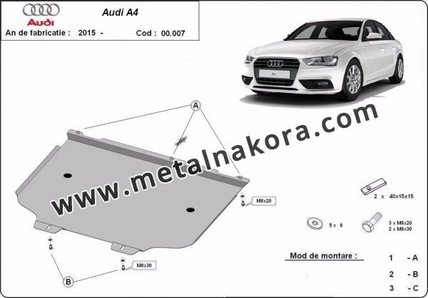 Предпазна кора за скоростна кутия Audi A4 B9 3