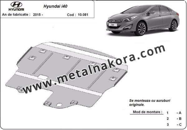 Предпазна кора за двигател и скоростна кутия Hyundai i40 1