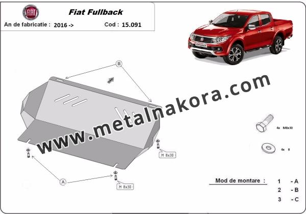 Предпазна кора за радиатор Fiat Fullback 3