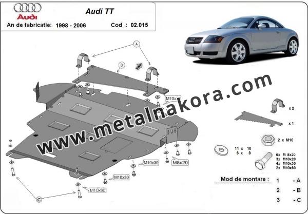 Метална предпазна кора за двигател Audi TT 3