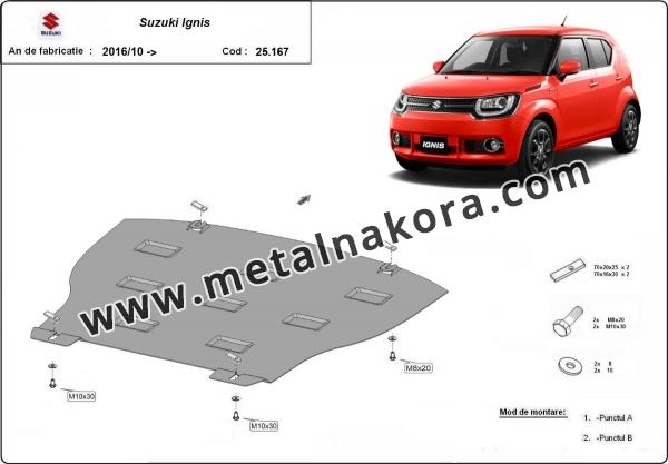 Метална предпазна кора за двигател Suzuki Ignis 3