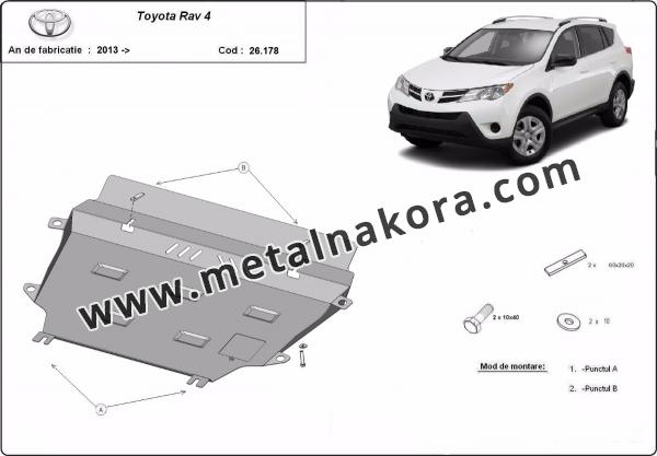 Метална предпазна кора за двигател Toyota RAV 4 3