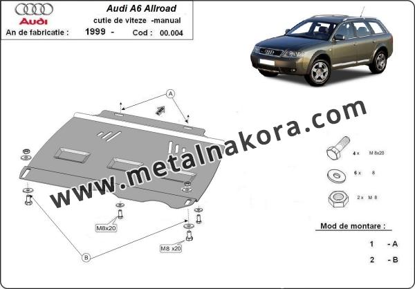 Предпазна кора за скоростна кутия Audi Allroad 3