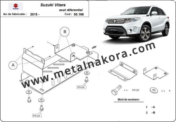 Предпазна кора за заден диференциал Suzuki Vitara 3