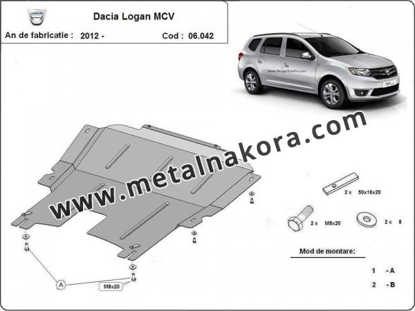 Предпазна кора за двигател и скоростна кутия Dacia Logan MCV 3