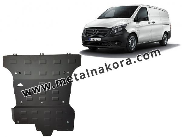 Предпазна кора за двигател, скоростна кутия и радиатор Mercedes V-Class W447, 2.2 D, 4x4 1