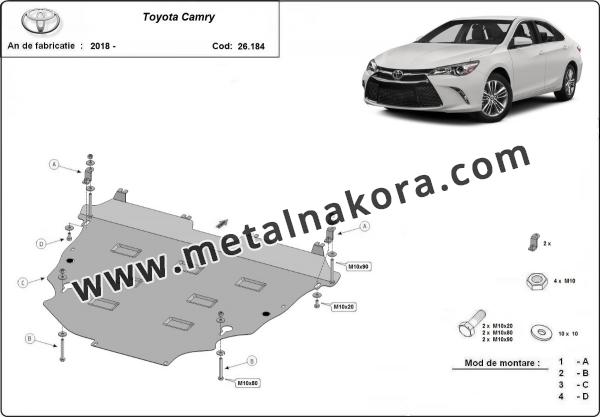 Метална предпазна кора за двигател Toyota Camry 3