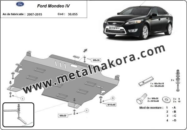 Предпазна кора за двигател, скоростна кутия и радиатор Ford Mondeo 3