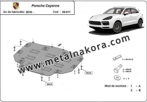 Предпазна кора за скоростна кутия Porsche Cayenne 3