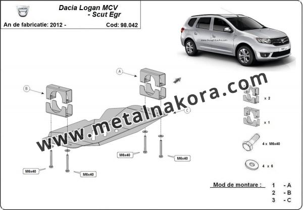 Щит система Stop&GO, EGR Dacia Logan MCV 3