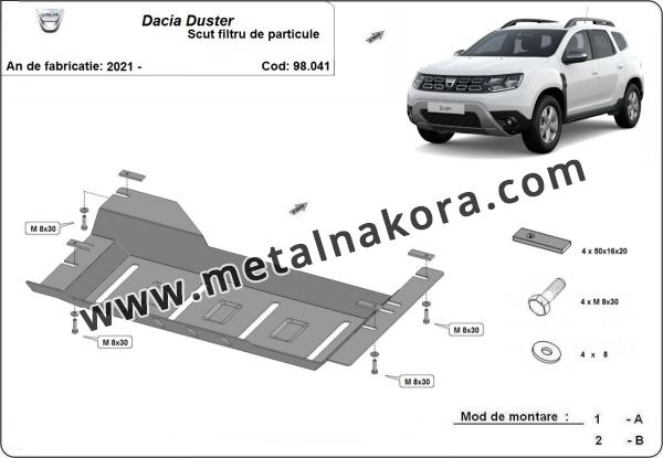 Предпазна кора за DPF Dacia Duster  3