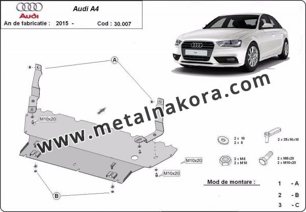 Предпазна кора за двигател и радиатор Audi A4 B9 All Road 3