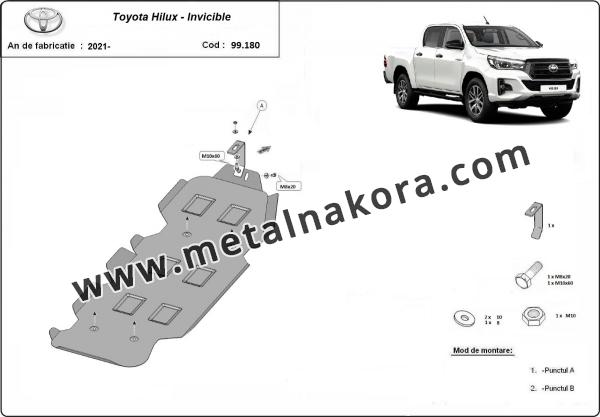 Предпазна кора за резервоар Toyota Hilux Invincible 3