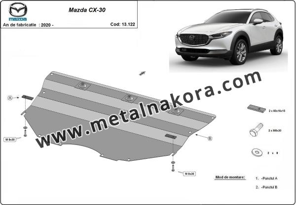 Предпазна кора за двигател, скоростна кутия и радиатор Mazda CX-30 3