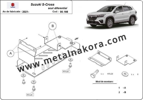 Предпазна кора за диференциал Suzuki S-Cross 3