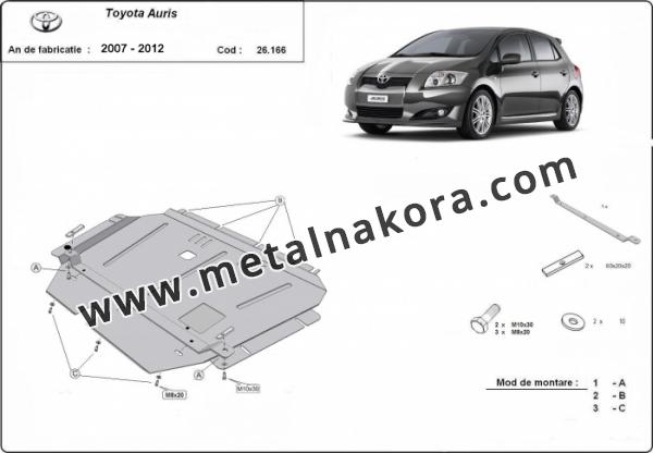 Предпазна кора за двигател, скоростна кутия и радиатор Toyota Auris 1