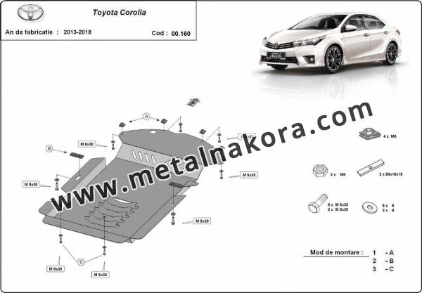 Каталитичен щит против кражба за Toyota Corolla 3