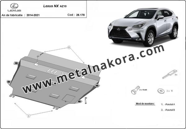 Метална предпазна кора за двигател Lexus NXAZ10 3