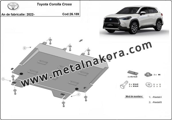 Метална предпазна кора за двигател Toyota Corolla Cross 3