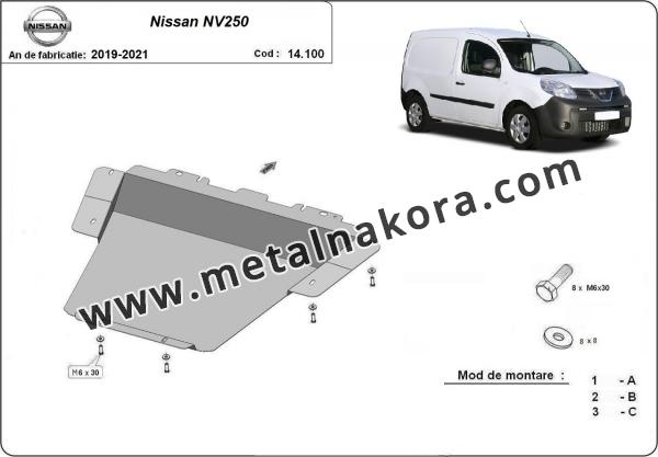 Метална предпазна кора за двигател Nissan NV250 3