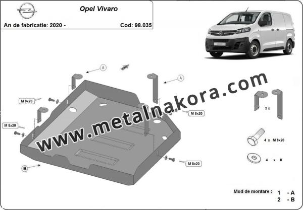 Резервоар за акумулатори AdBlue Opel Vivaro 3