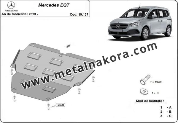 Предпазна кора за двигател, скоростна кутия и радиатор Mercedes EQT 3