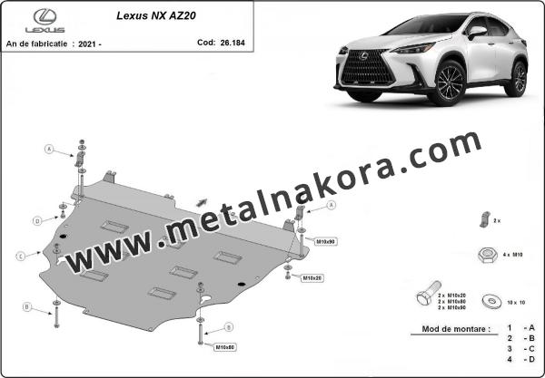 Алуминиев щит на Lexus NXAZ20 3