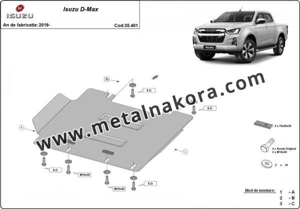 Scut motor Isuzu D-Max 3